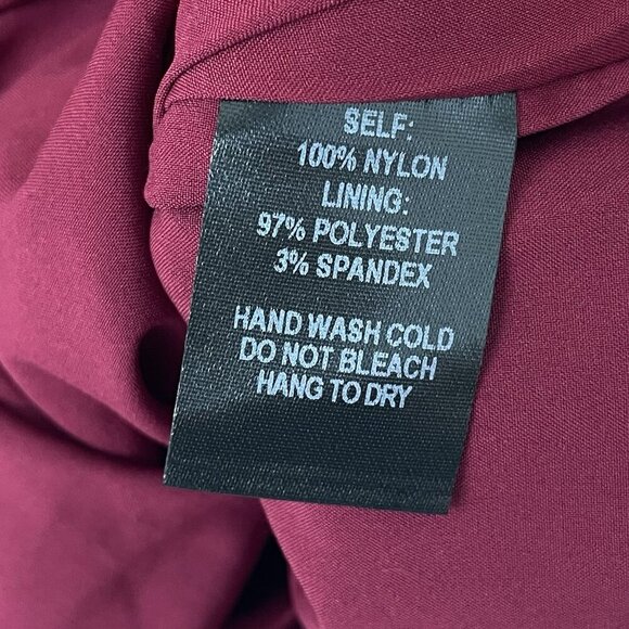 Lulus Whimsigoth Mini Dress Size S Burgendy Red Babydoll Lace Dark Romantic Vamp - Picture 10 of 16